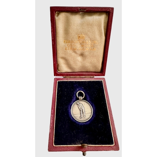 21 - Victorian Silver Golf Medallion Twyford & Shawford Golf Club 1899