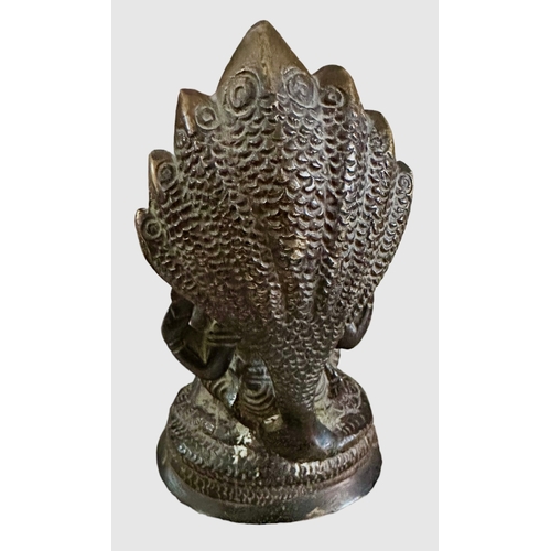 33 - Late 19th Century Statue Of Ganesha Size 12.4cm x 6.3cm