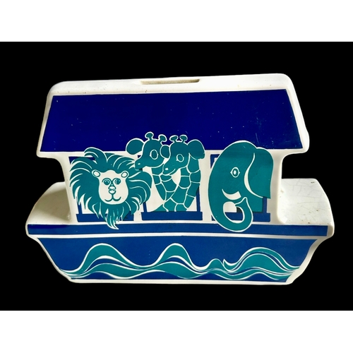 35 - Vintage Carlton Ware Money Box In The Form Of An Ark Size 12cm x 18cm x 5.6cm