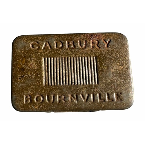 43 - Aberdeen Line White Star Line Interest, Tin Vesta, Cadbury Bournville Size 6.4cm x 4.2cm x 1.1cm