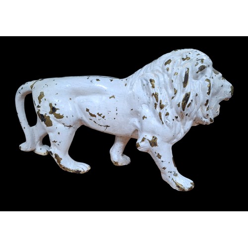 237 - Cast Iron Lion 39cm long 20cm High