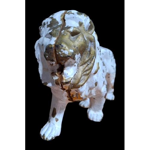 237 - Cast Iron Lion 39cm long 20cm High