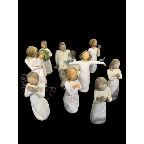 239 - A Collection of 18 Willow Tree Figures