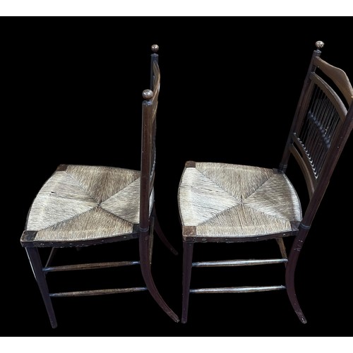 262 - Pair of Arts & Crafts chairs, attributed to  Arts & Crafts designer E W Godwin Similar chairs can be... 