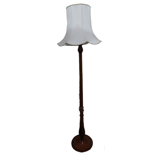 269 - Mahogany Standard Lamp