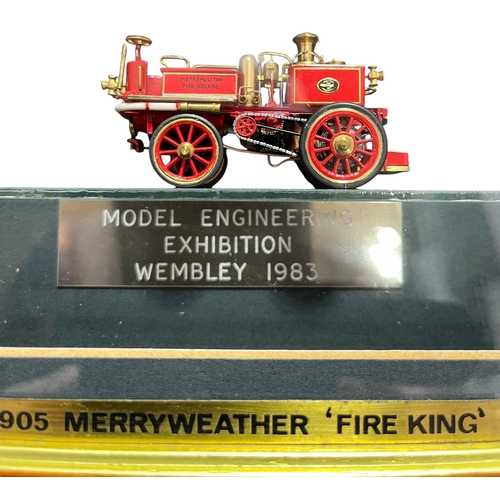 312 - An Exhibition Silver Medal Winner of a Scale Model of a 1905 Merryweather Fire King ( 51st Model Eng... 