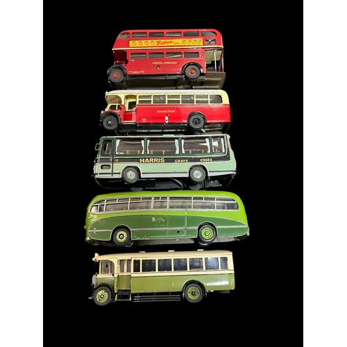 316 - A Collection of 5 Metal Scale Model Completed Kits of Buses and Coaches incl. Bristol LHS 1979 , 192... 