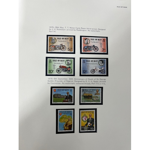 398 - An Album of Isle Of Man Mostly Mint Stamps