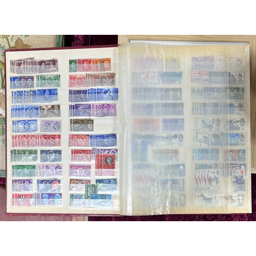 400 - 2 Albums Containing GB Stamps.