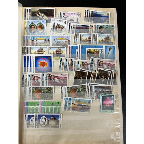 401 - 2 Stamp Stock Albums Containing , GB ,Channels Islands and World Stamps