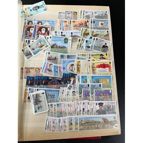 401 - 2 Stamp Stock Albums Containing , GB ,Channels Islands and World Stamps