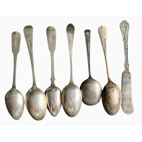 60 - Miscellaneous Silver Spoons Weight 151g