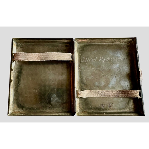 48 - Totenkopf Cigarette Case With Inscribed Interior