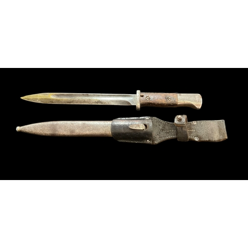 64 - German Wehrmacht K98 Bayonet Scabbard & Frog