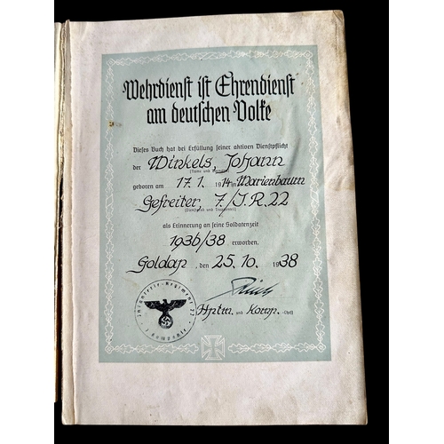 78 - Original 1938 German Photo Book With Hand Written Messages