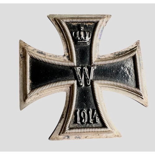 96 - German WWI Iron Cross 1914 1st Class Marked 800