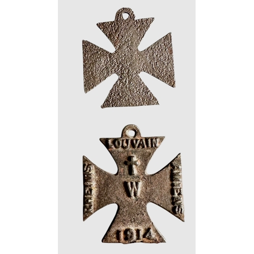 100 - 2 Anti-German British Iron Crosses