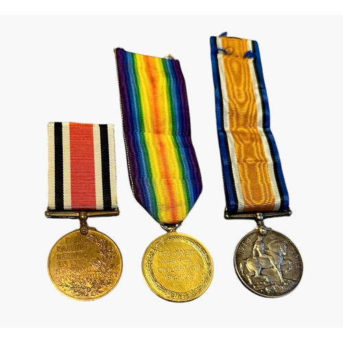 101 - WWI Medal Pair & Special Constabulary Medal To Christmas Stubbs Rifle Brigade