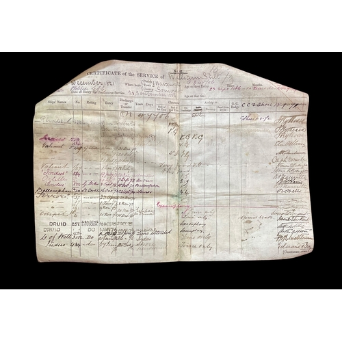 124 - A Victorian Royal Navy Service Record William Still 31642