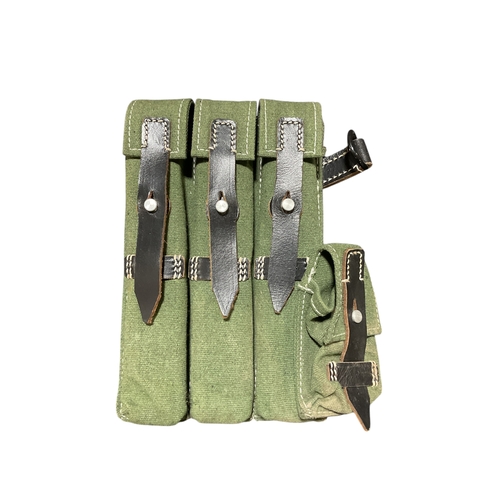 178 - WW2 Replica German MP40 Magazine Pouches & Mess Kit.