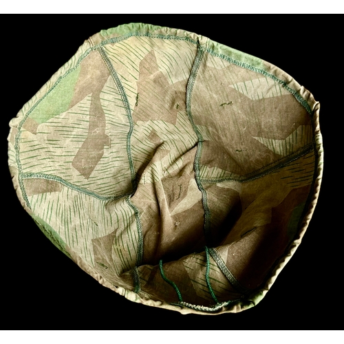 199 - WWII German Reproduction Camo Helmet Cover