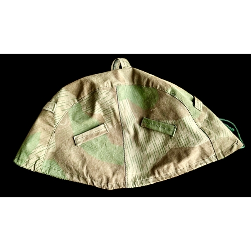 199 - WWII German Reproduction Camo Helmet Cover