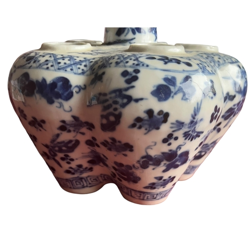 250 - 19th Century Chinese Tulip Vase with Central Column