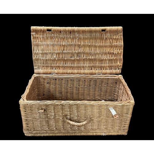 338 - Fortnum & Mason Wicker Basket 59x31x26cm