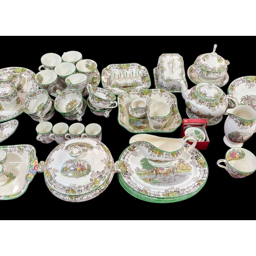 348 - A Large Collection of Copeland Spode Byron.