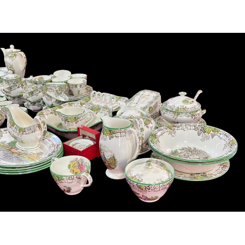 348 - A Large Collection of Copeland Spode Byron.