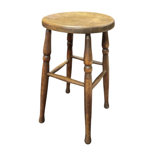 372 - A Turned Wood Stool