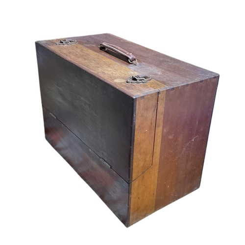 399 - Vintage Wooden Tool Box with Drawer 50x27x36cm