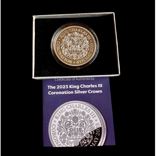 461 - 2023 King Charles III Coronation Silver Crown