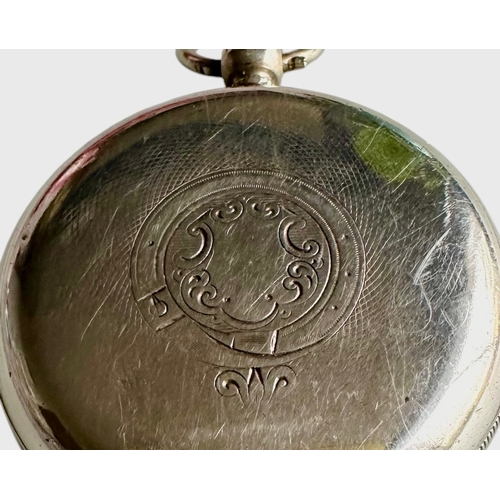 480 - 19th Century Silver Cased Fusee Pocket Watch A/F