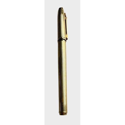 495 - Elysee 18k Gold Plated Fountain Pen With 18k Gold Nib