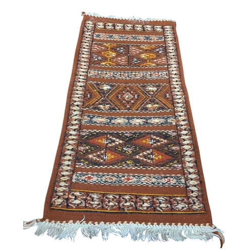 547 - Small Vintage Kilim Rug & 1 Other Ethnic Floor Covering.