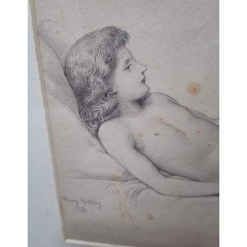 221 - Untitled Sketch 1874 Signed Henry Holiday 1839-1927