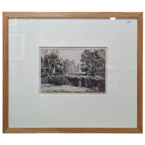 226 - 'Laund' Etching on Paper - F.L.M Griggs 1876-1938
Signed in Pencil F L Griggs lower Right