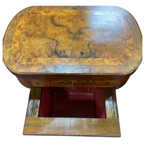 234 - A Fine Quality Late 19th Century Burr Walnut Games/Work Table