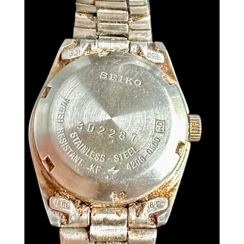 347 - Seiko 5 Ladies Wrist Watch 4206-0500 Automatic