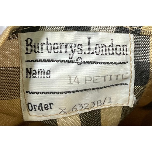 407 - Vintage Ladies Burberry’s Trench Coat