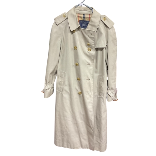 407 - Vintage Ladies Burberry’s Trench Coat