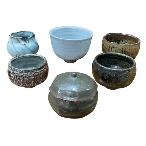 151 - Brian Paul Bearne [1937-2000] 6 Glazed Stoneware Studio Pottery  Bowls