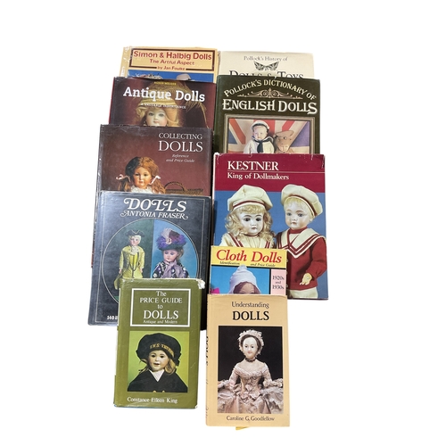 76 - A Collection of Books on Dolls & Doll Collecting.