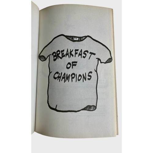 78 - Kurt Vonnegut Jr - Breakfast Of Champions UK First Edition Size 22.5cm x 14.5cm x 2.7cm