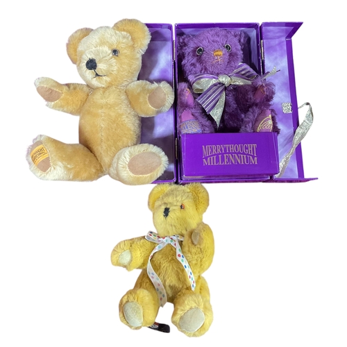83 - Merrythought Limited Edition Millennium Bear 342/2000 , A Merrythought Bear and a 1986 Canterbury Be... 