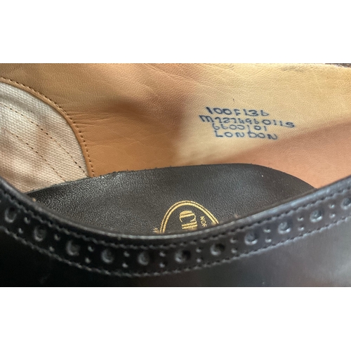 86 - Pair of Church’s Black Leather Brogues 100F ( Size 10) Look Unworn, light Storage Marks.