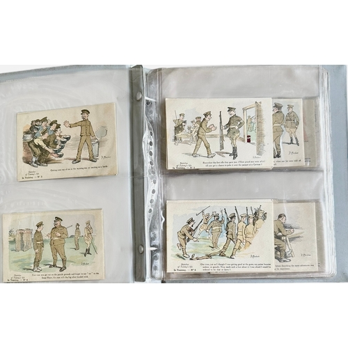 94 - 1916-1918 World War One Postcards “Sketches Of Tommys Life” By F Mackain Complete 4 Sets - Set 1 In ... 