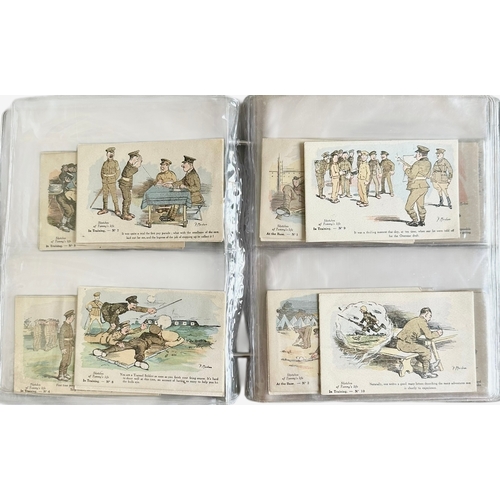 94 - 1916-1918 World War One Postcards “Sketches Of Tommys Life” By F Mackain Complete 4 Sets - Set 1 In ... 