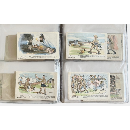 94 - 1916-1918 World War One Postcards “Sketches Of Tommys Life” By F Mackain Complete 4 Sets - Set 1 In ... 